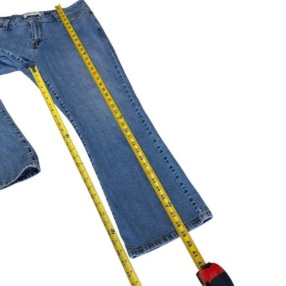 Vtg Y2K Levis 515 Boot Cut 2002 34x27 Light Wash Midrise Western Cowboy - Picture 10 of 12